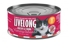 LIVELONG Cat Wet Food - Yummy Meat 156g