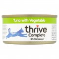 THRIVE 整全膳食100% 吞拿魚+蔬菜貓罐頭 75G x 12