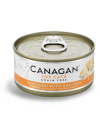 Canagan 貓用無穀物雞肉+三文魚配方罐頭 75g