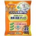 日本花王Kao 脫臭抗菌滲透式木貓砂 (大粒- 雙層貓砂盆專用) 4L x 4